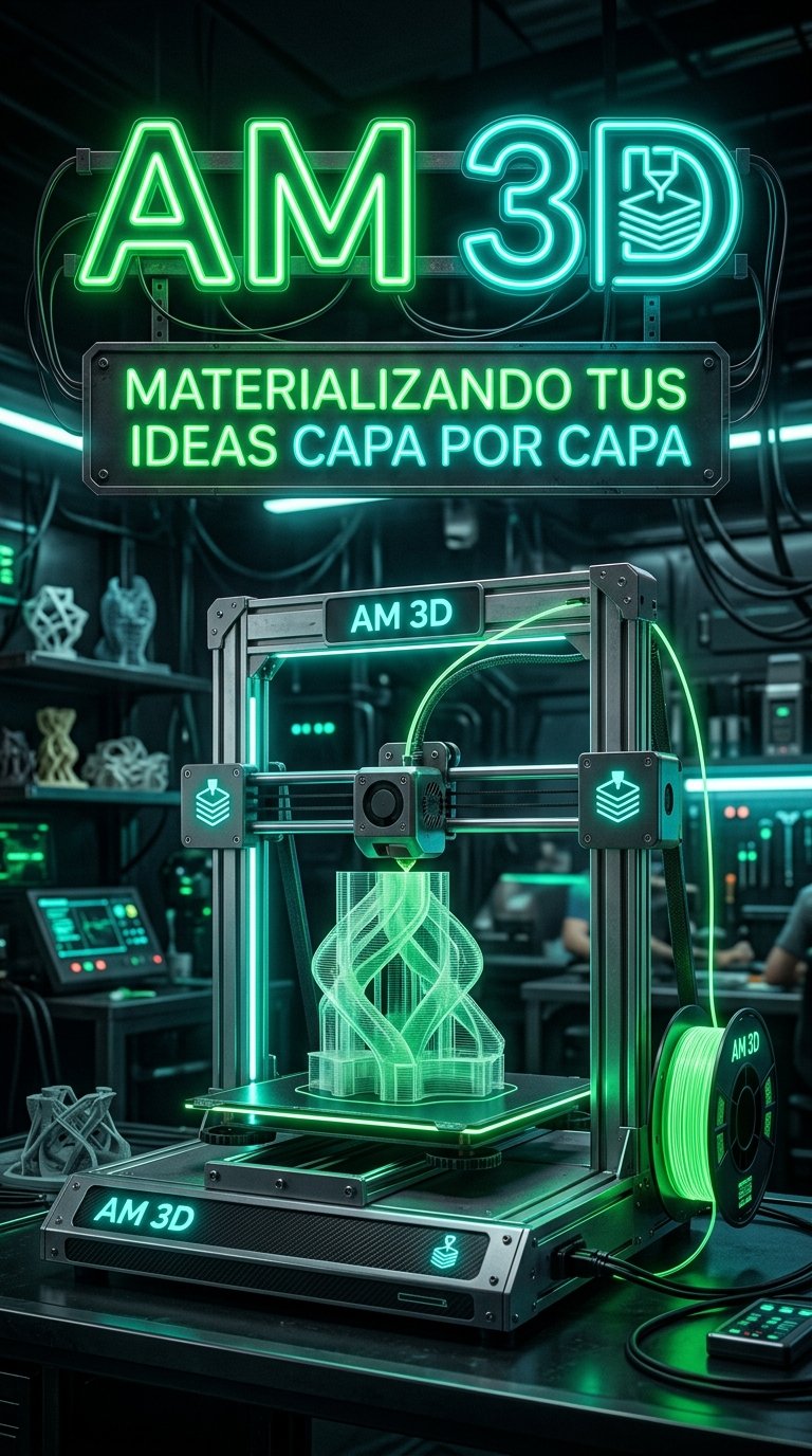 AM 3D — Impresión 3D, insumos y máquinas