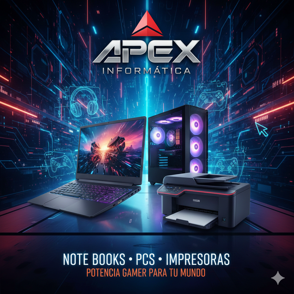 Apex Informática — Notebooks, PCs e impresoras