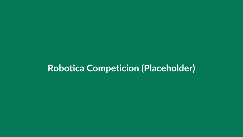 Robótica de competición