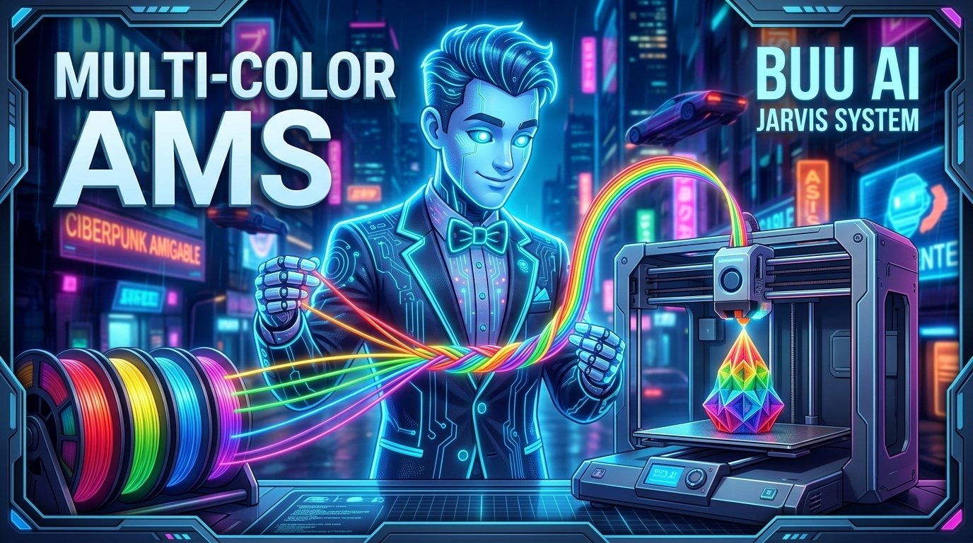 Impresión multicolor con sistema AMS
